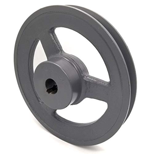 Phoenix Mfg. V-Groove Drive Pulley, 7'' Diameter, 3/4" Bore, Cast Iron