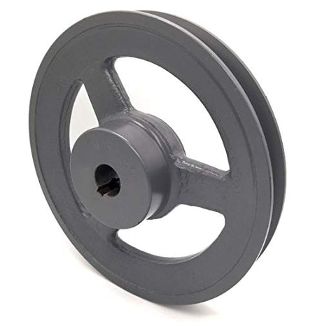Phoenix Mfg. V-Groove Drive Pulley, 7'' Diameter, 3/4" Bore, Cast Iron