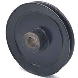 Phoenix Mfg. 5 Inch Dia 5/8 Inch Bore Steel V-Groove Drive Pulley Replacement for Billy Goat 830180