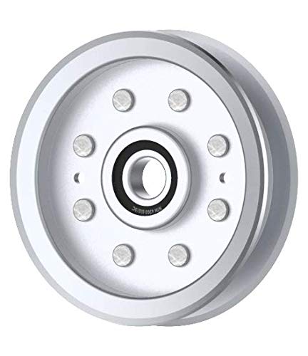 Phoenix Mfg. 4 Inch Flat Dia Flat Idler Pulley Replacement for Ferris 5021002