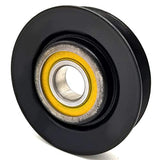 Phoenix Mfg. 2-7/8 Inch Dia 17mm Bore Steel V-Groove Idler Pulley Replacement for John Deere GY21268