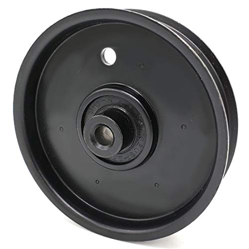 Phoenix Mfg. 4 Inch Flat Dia Flat Idler Pulley Replacement for Cub Cadet MTD Craftsman 01004081 756-3005