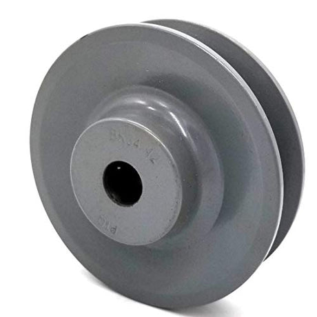 Phoenix Mfg. V-Groove Drive Pulley, 3.55'' Diameter, 1/2" Bore, Cast Iron