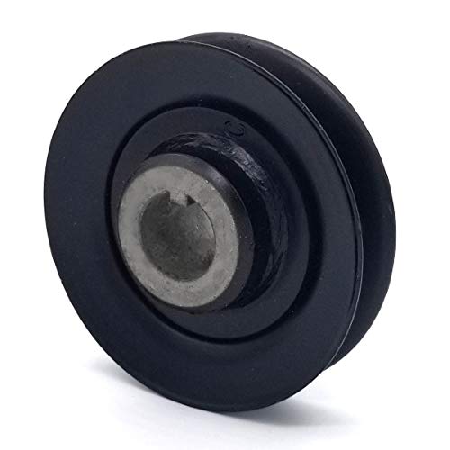 Phoenix Mfg. 4-1/3 Inch Dia 1 Inch Bore Steel V-Groove Drive Pulley Replacement for John Deere AM137903