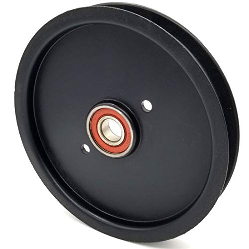 Phoenix Mfg. 6 Inch Flat Dia Flat Idler Pulley Replacement for Hustler 603783