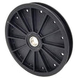 Phoenix Mfg. Flat Idler Pulley, 6'' Flat Diameter, 17mm Bore, Plastic