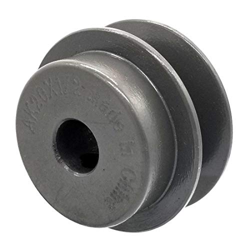 Phoenix Mfg. V-Groove Drive Pulley, 2'' Diameter, 1/2" Bore, Cast Iron