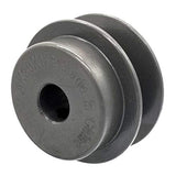 Phoenix Mfg. V-Groove Drive Pulley, 2'' Diameter, 1/2" Bore, Cast Iron