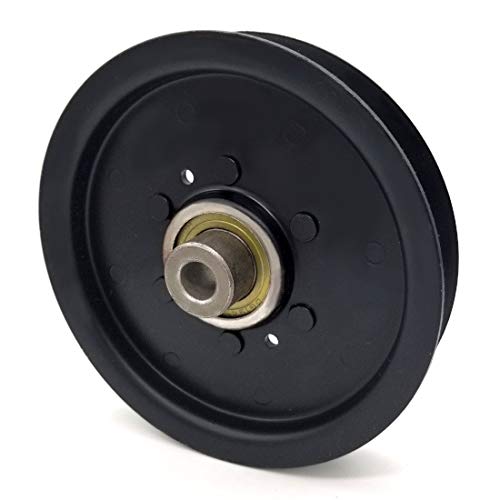 Phoenix Mfg. 5 Inch Flat Dia Flat Idler Pulley Replacement for Briggs and Stratton Ferris 5103764