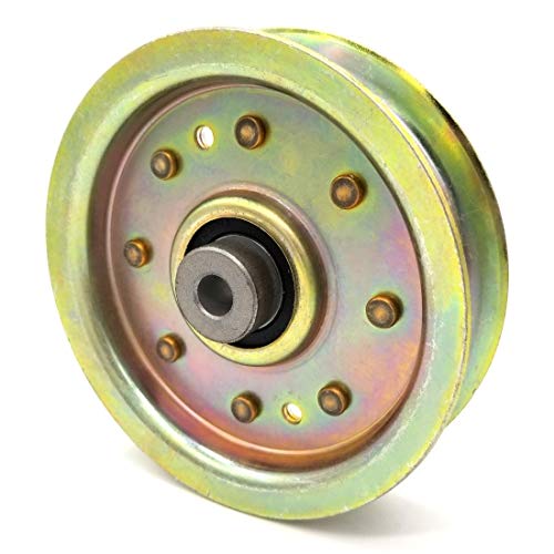 Phoenix Mfg. 3-3/4 Inch Flat Dia Flat Idler Pulley Replacement for Husqvarna Craftsman 173981