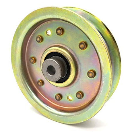 Phoenix Mfg. 3-3/4 Inch Flat Dia Flat Idler Pulley Replacement for Husqvarna Craftsman 173981