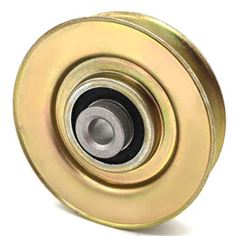Phoenix Mfg. 3-1/8 Inch Dia 3/8 Inch Bore Steel V-Groove Idler Pulley Replacement for Almac VH-39-AB-38-ZPY Crary 14637-00