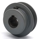 Phoenix Mfg. V-Groove Drive Pulley, 2.2'' Diameter, 5/8" Bore, Cast Iron