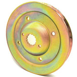 Phoenix Mfg. 6 Inch Dia Splined Bore Steel V-Groove Drive Pulley Replacement for John Deere TCU15036