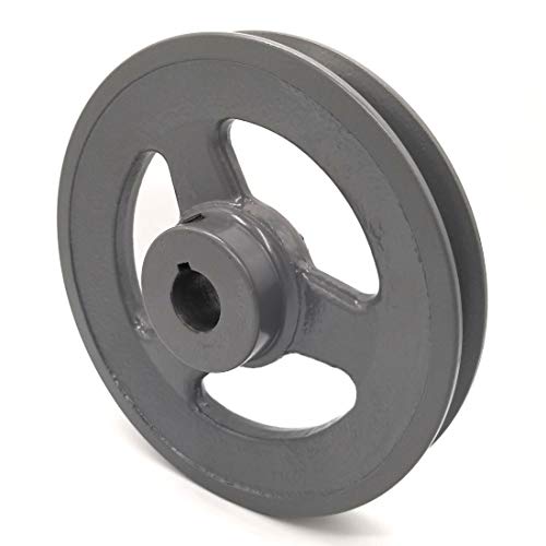 Phoenix Mfg. V-Groove Drive Pulley - 6'' Dia. - 3/4'' Bore - Cast Iron