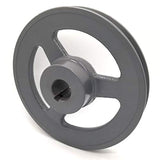 Phoenix Mfg. V-Groove Drive Pulley, 7'' Diameter, 1" Bore, Cast Iron