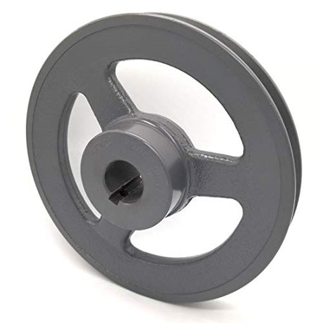 Phoenix Mfg. V-Groove Drive Pulley, 7'' Diameter, 1" Bore, Cast Iron