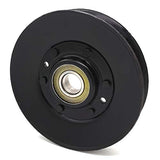 Phoenix Mfg. 5 Inch Dia 3/4 Inch Bore Steel V-Groove Idler Pulley Replacement for John Deere TCA17541