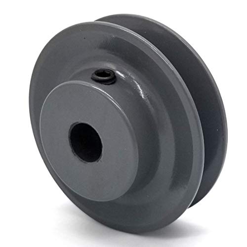 Phoenix Mfg. V-Groove Drive Pulley, 2.8'' Diameter, 1/2" Bore, Cast Iron