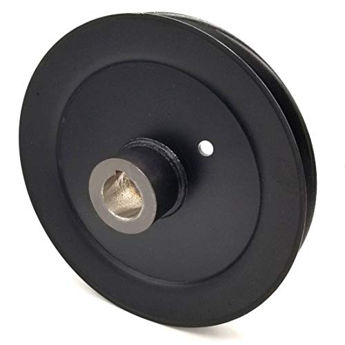 Phoenix Mfg. 7-1/3 Inch Dia 1 Inch Bore Steel V-Groove Drive Pulley Replacement for Bobcat 2722161 2722161