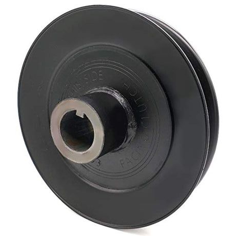 Phoenix Mfg. 6-1/2 Inch Dia 1 1/8 Inch Bore Steel V-Groove Drive Pulley Replacement for John Deere TCA20093