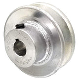 Phoenix Mfg. V-Groove Drive Pulley, 2.5'' Diameter, 1/2" Bore, Steel