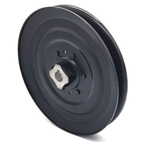 Phoenix Mfg. 7-5/8 Inch Dia 5/8 Inch Bore Steel V-Groove Drive Pulley Replacement for Encore Worldlawn 363220 Scag 48197