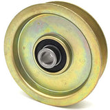Phoenix Mfg. 3-1/2 Inch Flat Dia Flat Idler Pulley