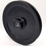 Phoenix Mfg. V-Groove Drive Pulley, 7'' Diameter, 1" Bore, Steel