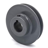 Phoenix Mfg. V-Groove Drive Pulley, 4'' Diameter, 1" Bore, Cast Iron