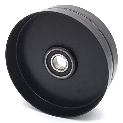 Phoenix Mfg. 5 Inch Flat Dia Flat Idler Pulley Replacement for John Deere AM38777