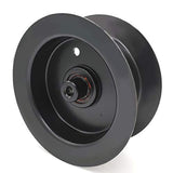 Phoenix Mfg. 4 Inch Flat Dia Flat Idler Pulley Replacement for Exmark Toro 92-7082