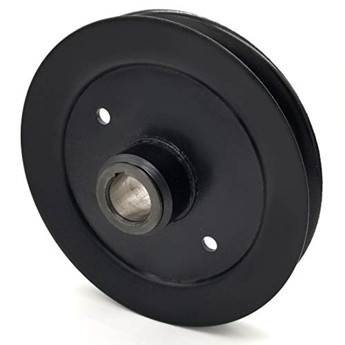 Phoenix Mfg. 6-3/4 Inch Dia 25mm Bore Steel V-Groove Drive Pulley Replacement for Exmark Toro 1-653386