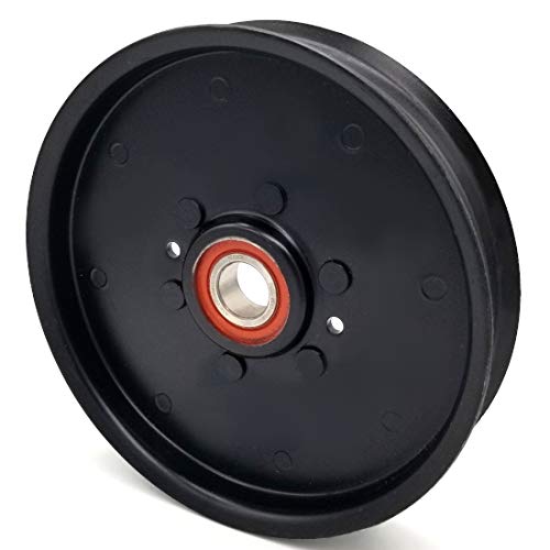 Phoenix Mfg. 5-1/2 Inch Flat Dia Flat Idler Pulley Replacement for John Deere TCA23683