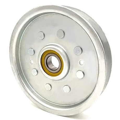 Phoenix Mfg. 4-1/2 Inch Flat Dia Flat Idler Pulley Replacement for John Deere AM121108