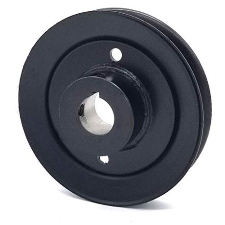 Phoenix Mfg. 5 Inch Dia 1 Inch Bore Steel V-Groove Drive Pulley Replacement for Hustler 301267