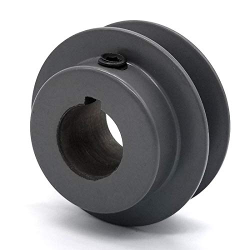 Phoenix Mfg. V-Groove Drive Pulley, 2.2'' Diameter, 3/4" Bore, Cast Iron