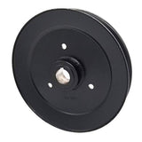 Phoenix Mfg. 8 Inch Dia 25mm Bore Steel V-Groove Drive Pulley Replacement for Exmark Toro 109-8251