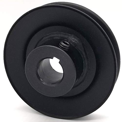 Phoenix Mfg. V-Groove Drive Pulley, 3.5'' Diameter, 3/4" Bore, Steel
