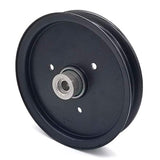 Phoenix Mfg. 6 Inch Flat Dia Flat Idler Pulley Replacement for Hustler 605463