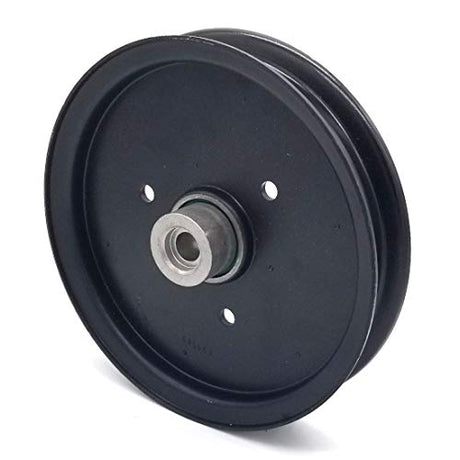 Phoenix Mfg. 6 Inch Flat Dia Flat Idler Pulley Replacement for Hustler 605463