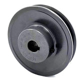 Phoenix Mfg. V-Groove Drive Pulley, 4'' Diameter, 5/8" Bore, Cast Iron