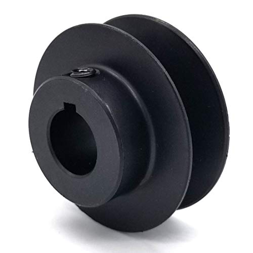 Phoenix Mfg. V-Groove Drive Pulley - 2.5'' Dia. - 3/4'' Bore - Steel