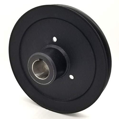 Phoenix Mfg. 7 Inch Dia 1 1/8 Inch Bore Steel V-Groove Drive Pulley Replacement for Hustler 602755