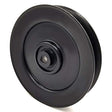 Phoenix Mfg. 5 Inch Dia 3/8 Inch Bore Steel V-Groove Idler Pulley Replacement for Bercomac 102086 Radtech 659519