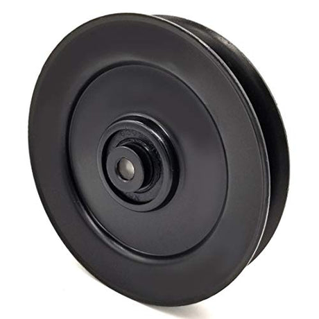 Phoenix Mfg. 5 Inch Dia 3/8 Inch Bore Steel V-Groove Idler Pulley Replacement for Bercomac 102086 Radtech 659519
