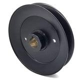 Phoenix Mfg. 7 Inch Dia 1 Inch Bore Steel V-Groove Drive Pulley Replacement for Exmark Toro 110-4891