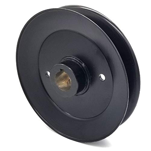 Phoenix Mfg. 7 Inch Dia 1 Inch Bore Steel V-Groove Drive Pulley Replacement for Exmark Toro 110-4891