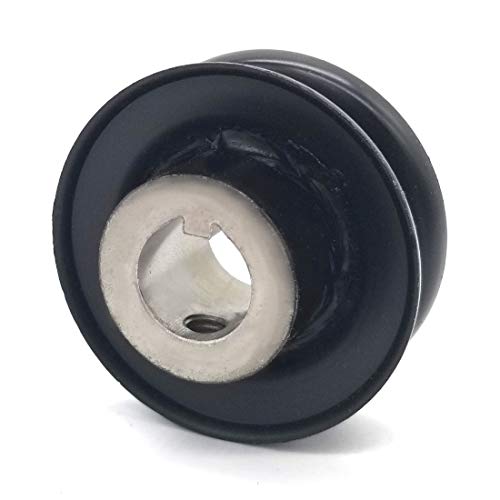Phoenix Mfg. 2-1/2 Inch Dia 3/4 Inch Bore Steel V-Groove Drive Pulley Replacement for Husqvarna Craftsman 130812