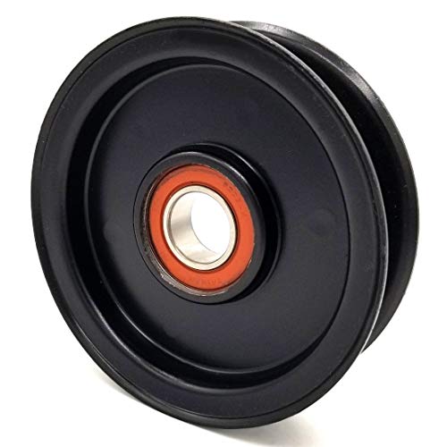 Phoenix Mfg. 3-1/2 Inch Flat Dia Flat Idler Pulley Replacement for Exmark Toro 104975